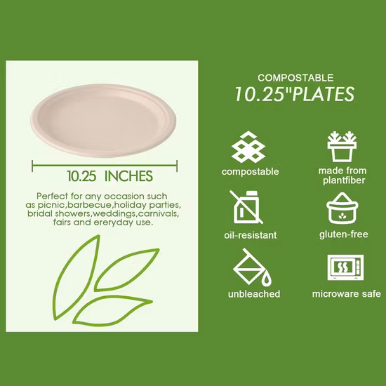 Biodegradable Compostable Disposable Eco
