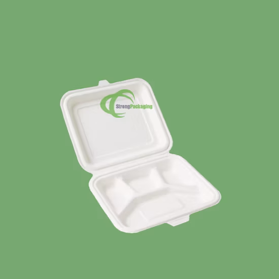Biodegradable Compostable Sugarcane Bagasse Paper Pulp Tableware Biodegradable Trays